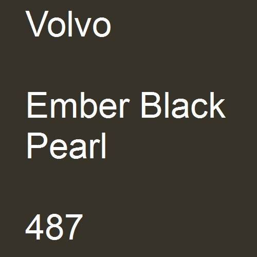 Volvo, Ember Black Pearl, 487.